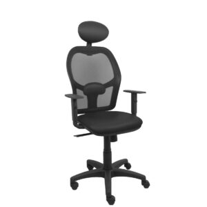 Bürostuhl mit Kopfstütze Piqueras y Crespo B10CRNC Schwarz