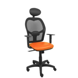 Bürostuhl mit Kopfstütze Piqueras y Crespo B10CRNC Orange