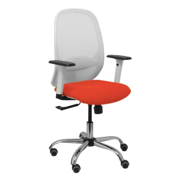Bürostuhl Piqueras y Crespo 354CRRP Weiß Dunkelorange