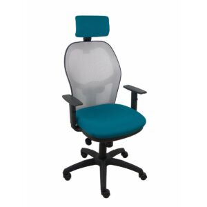 Bürostuhl mit Kopfstütze Jorquera Piqueras y Crespo 10CRNCR Blau Grau