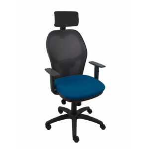 Bürostuhl mit Kopfstütze Piqueras y Crespo 10CRNCR Marineblau