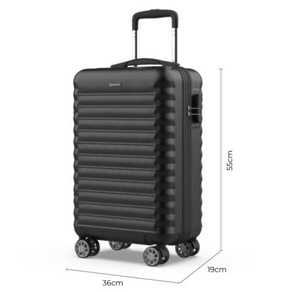 Koffer für die Kabine Numada Schwarz 30 L 55 x 36 x 19 cm – Bild 5