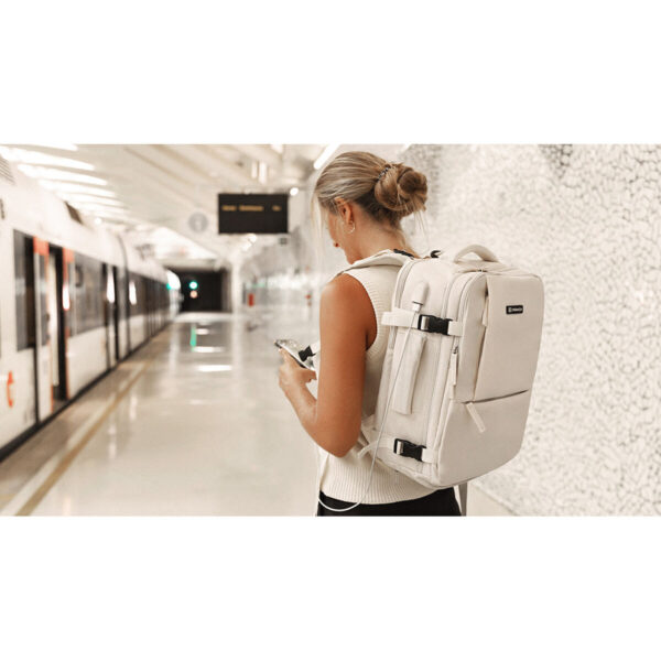 Lässiger Rucksack Numada b40 Beige 20 L 40 x 25 x 20 cm – Bild 6
