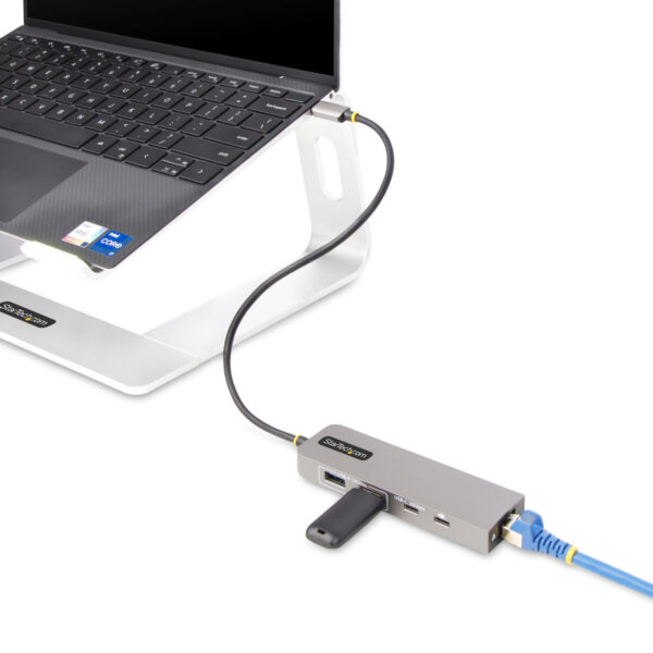 Hub USB-C Startech 10G2A1C25EPD-USB-HUB Grau – Bild 6
