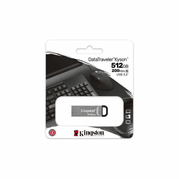USB Pendrive Kingston DTKN/512GB Silberfarben 512 GB (1 Stück) – Bild 4