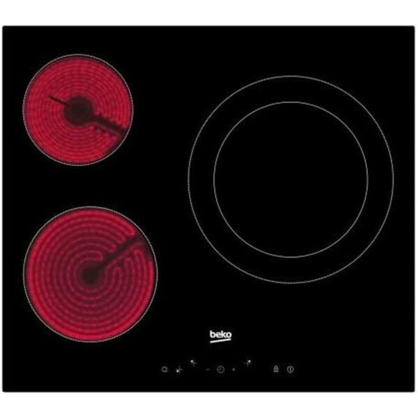Platte aus Glaskeramik BEKO HIC63402T 60 cm 58 cm 5700 W – Bild 2