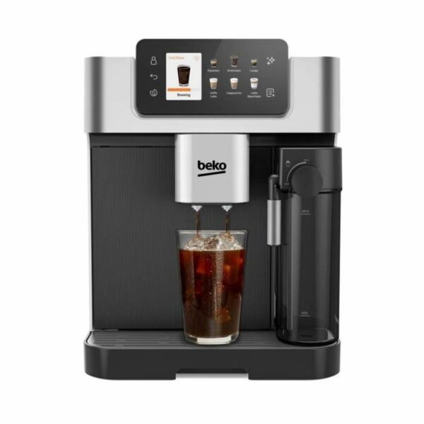 Superautomatische Kaffeemaschine BEKO CEG7348X Schwarz Grau Silberfarben