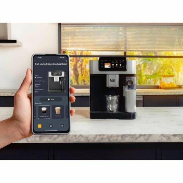 Superautomatische Kaffeemaschine BEKO CEG7348X Schwarz Grau Silberfarben – Bild 4