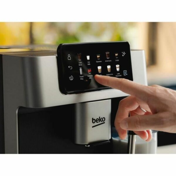 Superautomatische Kaffeemaschine BEKO CEG7348X Schwarz Grau Silberfarben – Bild 5