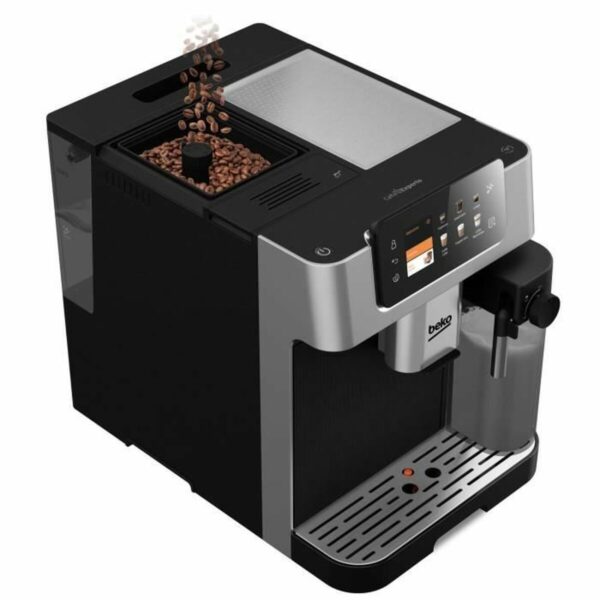 Superautomatische Kaffeemaschine BEKO CEG7348X Schwarz Grau Silberfarben – Bild 6
