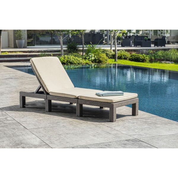 Solseng Allibert by KETER Daytona 195 x 65 x 25,5 cm Beige – Bild 7
