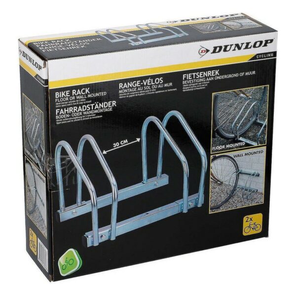 Fahrradständer Dunlop Boden 2 Plätze 27 x 40 x 32,5 cm Stahl – Bild 2
