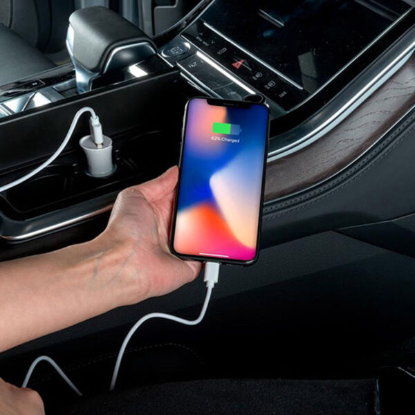 USB auf Lightning Verbindungskabel All Ride Weiß 1,2 m – Bild 4