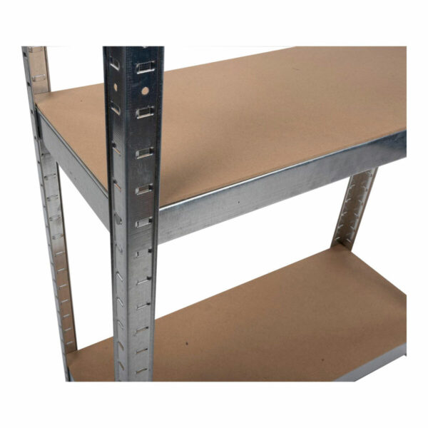 Regal Kinzo Holz Edelstahl 5 Regale 750 kg 75 x 30 x 172 cm – Bild 4