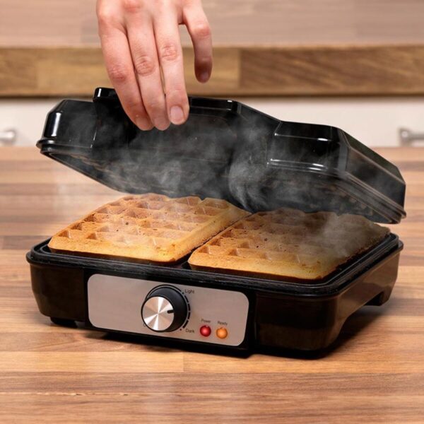 Waffeleisen Alpina 1000 W Silberfarben – Bild 6