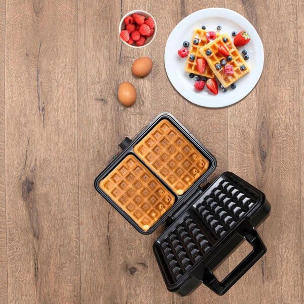 Waffeleisen Alpina 1000 W Silberfarben – Bild 7