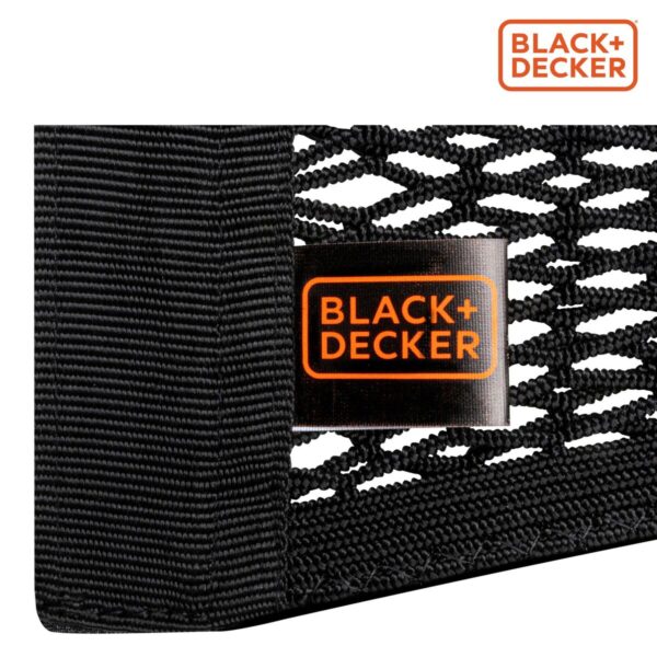 Autoaufbewahrungsnetz Black & Decker Schwarz 40/50/60/80 x 25 cm 4 Stücke – Bild 7