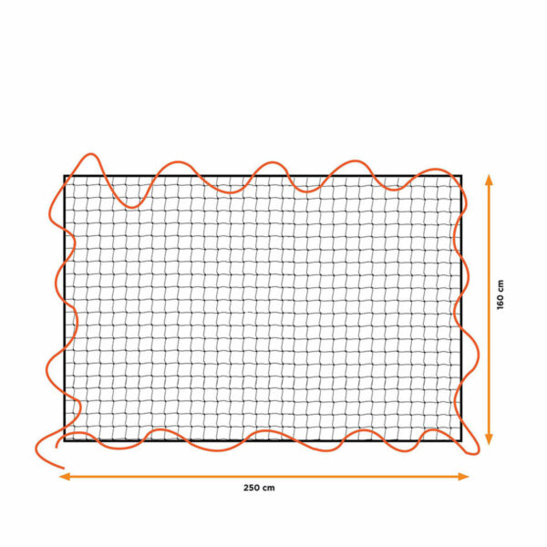 Abschleppnetz Black & Decker 1,6 x 2,5 m Schwarz Kunststoff – Bild 2