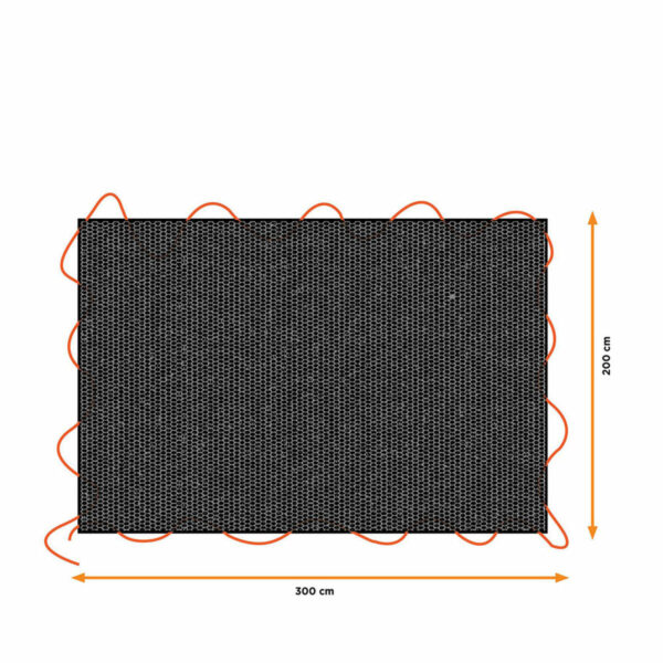 Anhängerabdeckung Black & Decker 2 x 3 m – Bild 2