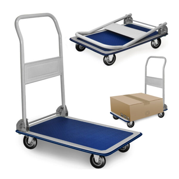 Wagen EDM 99997 Blau 150 kg 82 x 48 x 73 cm – Bild 2