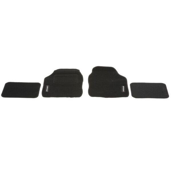Auto-Fußmatten-Set Dunlop Universal 4 Stücke Schwarz – Bild 2