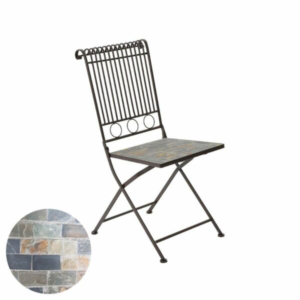 Gepolsterte Campingstuhl Kaemingk Stuttgart Weiß Braun 39 x 39 x 9 cm – Bild 3