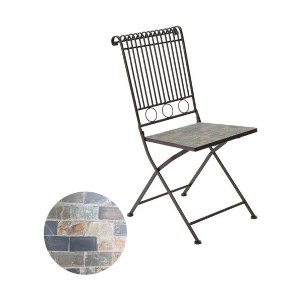Gepolsterte Campingstuhl Kaemingk Stuttgart Weiß Braun 39 x 39 x 9 cm – Bild 2