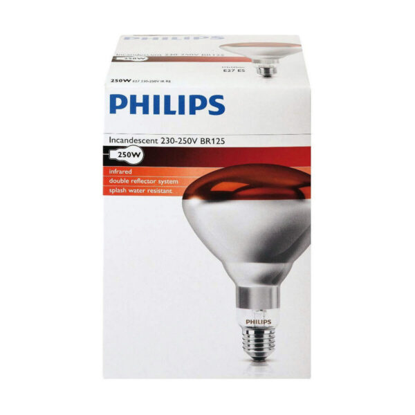 Infrarot-Glühbirne Philips 923212043801 250 W E27 – Bild 2