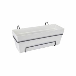 Blumentopf Elho Weiß Polypropylen Kunststoff rechteckig 50 cm
