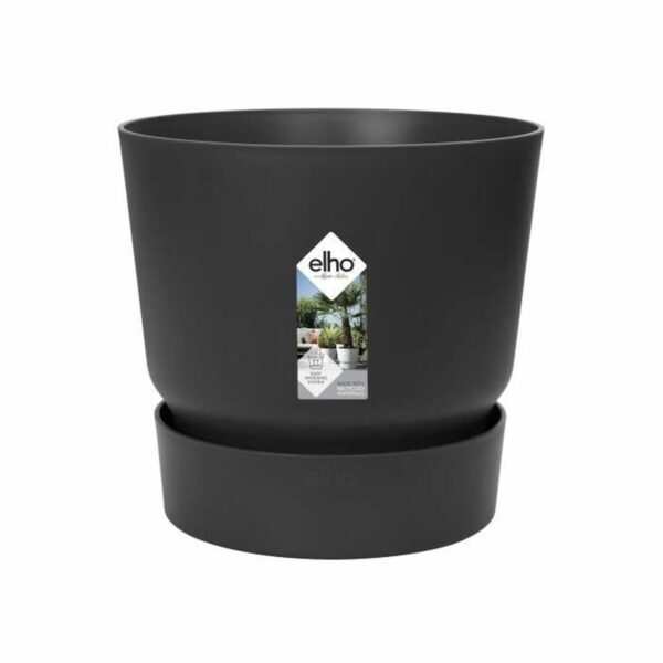 Blumentopf Elho Schwarz Kunststoff rund Moderne Ø 47 cm – Bild 2