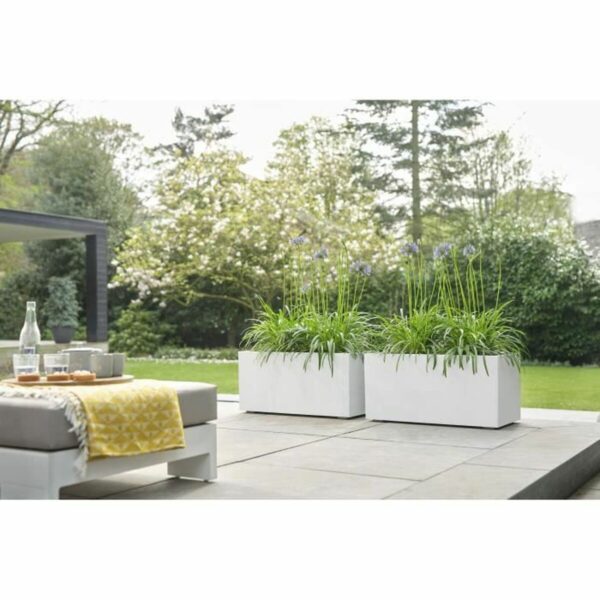 Blumentopf Elho Ø 78 cm Weiß Kunststoff Moderne – Bild 3
