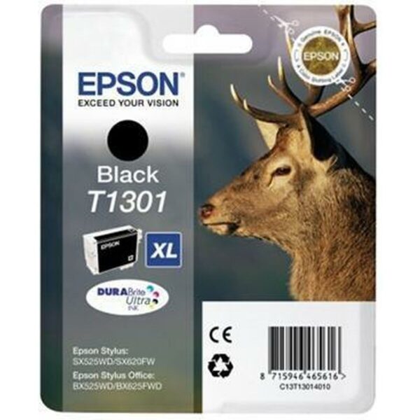 Original Tintenpatrone Epson C13T13014012 Schwarz – Bild 2