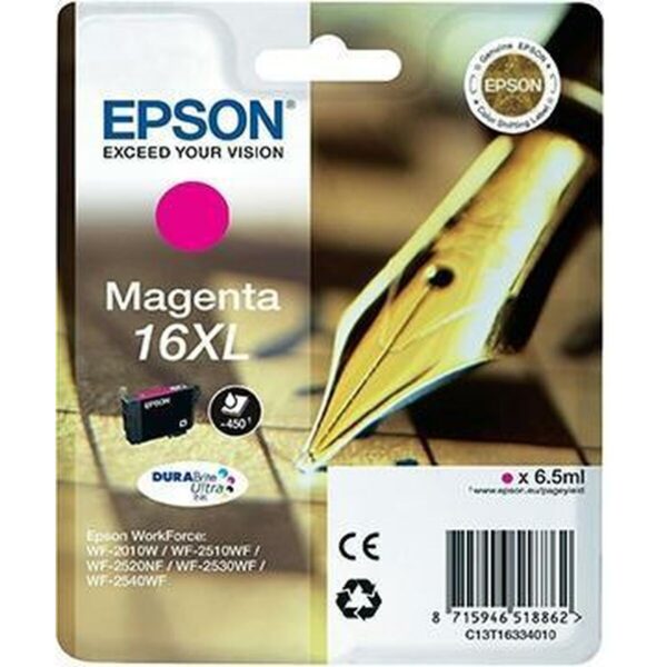 Original Tintenpatrone Epson DURABRITE ULTRA INK - Nº16XL Magenta (10 Stück) – Bild 2