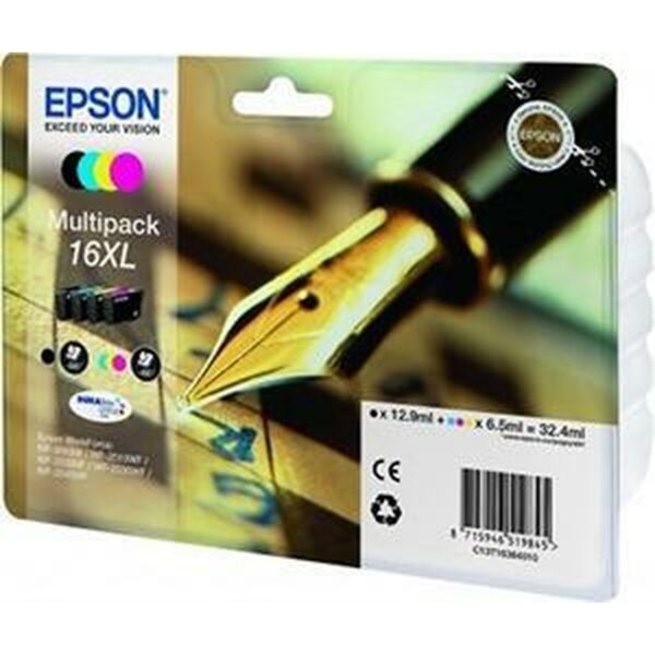 Original Tintenpatrone Epson DURABRITE ULTRA INK - Nº16XL Schwarz/Zyanblau/Magenta/Gelb (8 Stück) – Bild 2