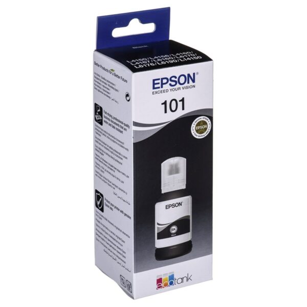 Original Tintenpatrone Epson 101 EcoTank Black Schwarz – Bild 2