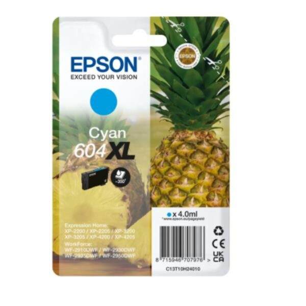Original Tintenpatrone Epson C13T10H24020 Türkis – Bild 2