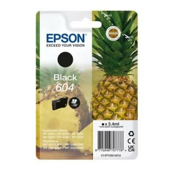 Original Tintenpatrone Epson XP-2200 WF-2910DWF Schwarz (10 Stück) – Bild 2