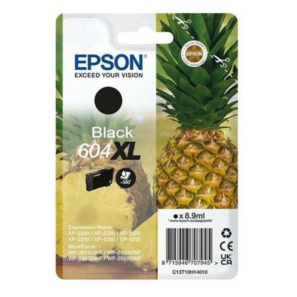 Original Tintenpatrone Epson XP-2200 WF-2910DWF Schwarz (10 Stück) – Bild 2