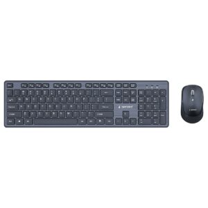 Tastatur mit Drahtloser Maus GEMBIRD KBS-WCH-04 Schwarz Englisch QWERTY
