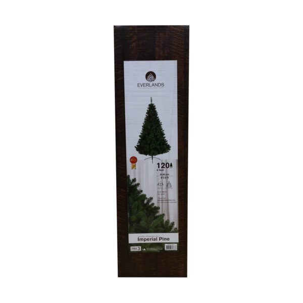 Weihnachtsbaum EDM 71581 680310 grün Kiefer 1,20 m Holz Metall – Bild 2