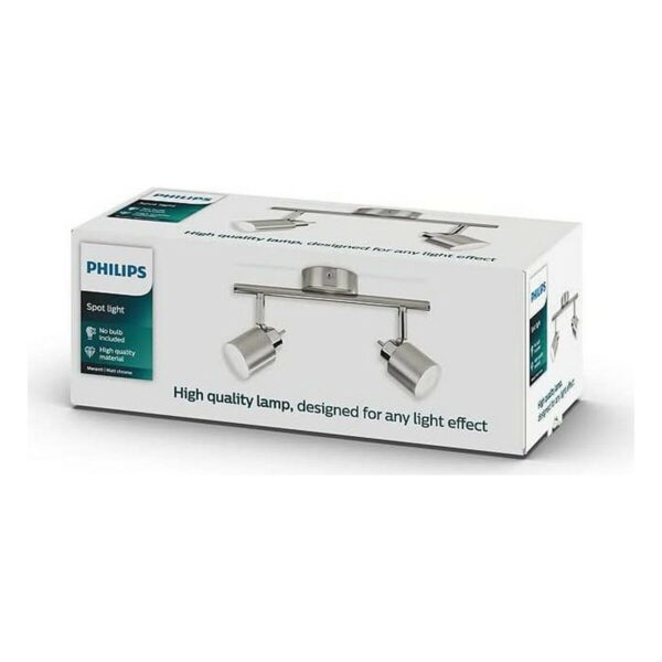 Deckenlampe Philips Meranti 10 x 28,5 x 15,5 cm Silberfarben Metall – Bild 2