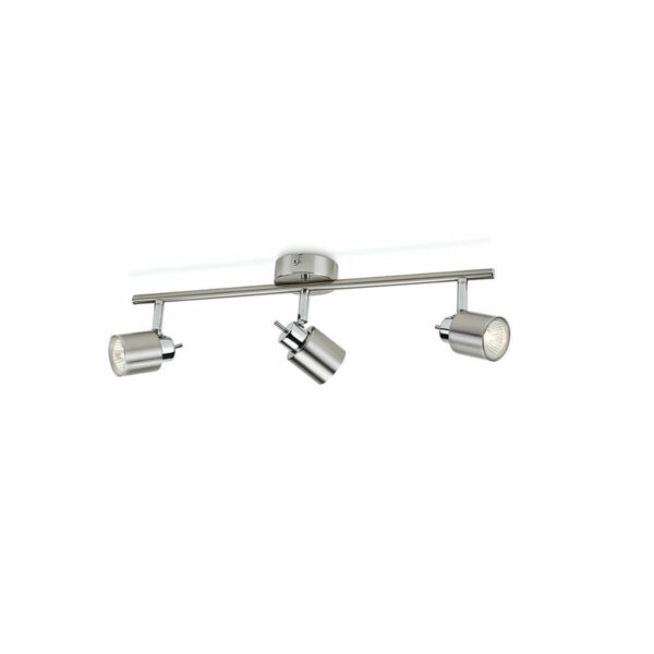 Deckenlampe Philips Foco Silberfarben Metall 10 x 49 x 15,5 cm GU10 3 – Bild 2