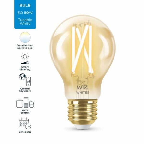 Glühbirne Wiz Bunt Gold F 7 W 50 W E27 – Bild 3