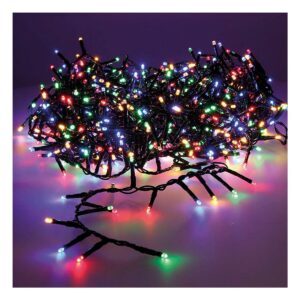 LED-Lichterkette Lumineo Compact Bunt Warmes Weiß 14 m
