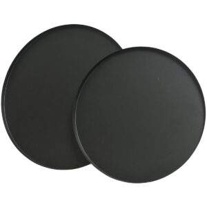 Tablettset Lifetime Matte Hinterseite Stahl kreisförmig Ø 35 cm 2 Stück