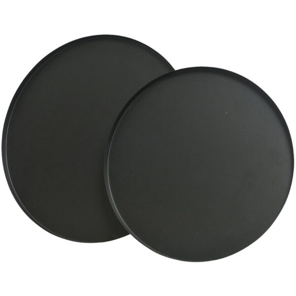 Tablettset Lifetime Matte Hinterseite Stahl kreisförmig Ø 35 cm 2 Stück