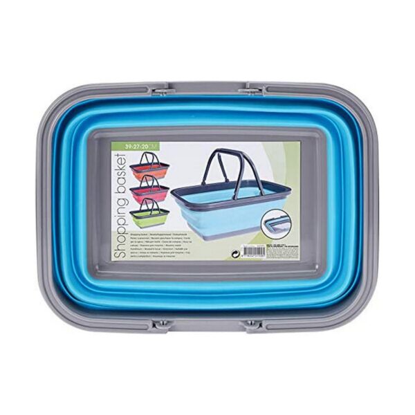 Faltbarer Wäschekorb Ultra Clean Polypropylen Kunststoff 39 x 27 x 28 cm 39 x 27 x 14,5 cm – Bild 2
