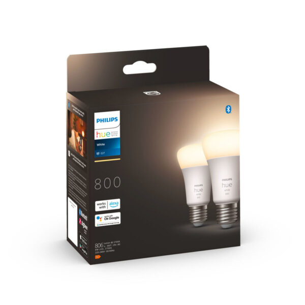 Smart Glühbirne Philips 8719514319028 Weiß F 60 W 9 W E27 800 lm (2700 K) (2 Stück) – Bild 6