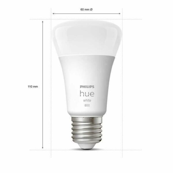 Smart Glühbirne Philips 8719514319028 Weiß F 60 W 9 W E27 800 lm (2700 K) (2 Stück) – Bild 5
