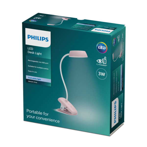 Tischlampe Philips Lámpara de mesa Rosa 3 W – Bild 2
